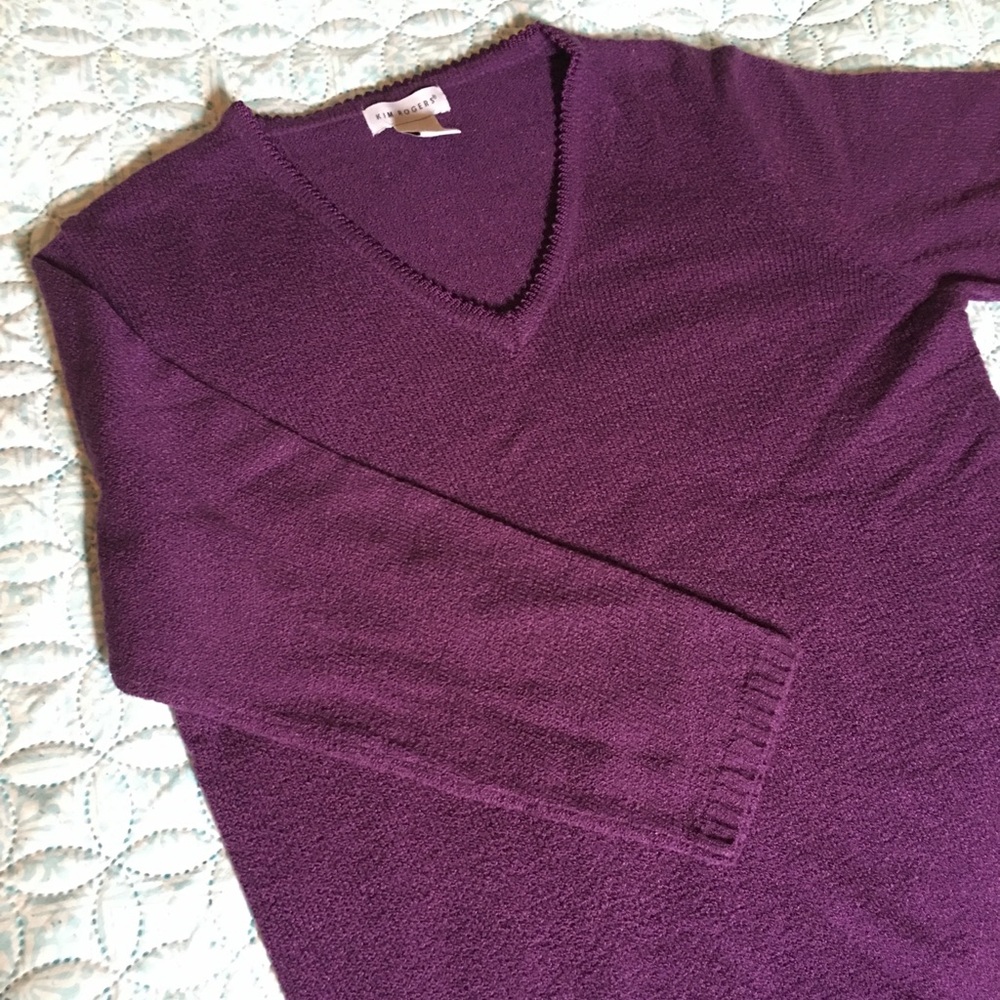 Kim Rogers Purple Sweater
